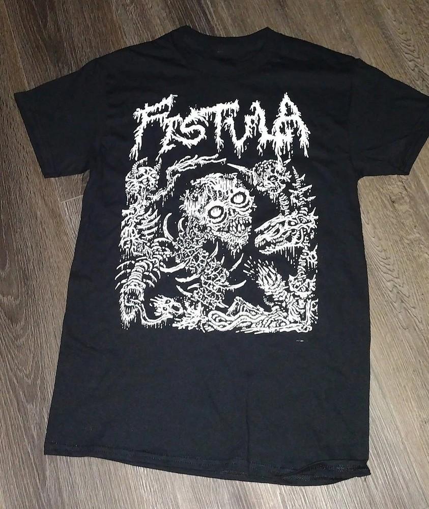 Rare Fistula Band Collection T Shirt Black All Size Unisex T-Shirt L