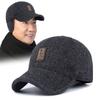 Winter Outdoor Ear Protection Woolen Leather Korean Style Hat Visors Cap Snapback Hat Baseball Cap