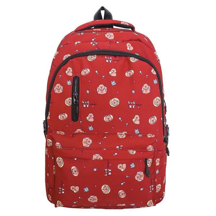 Schoolbag Korean version of the new niche Mori literary floral small fresh girl schoolbag junior high school student travel backpack