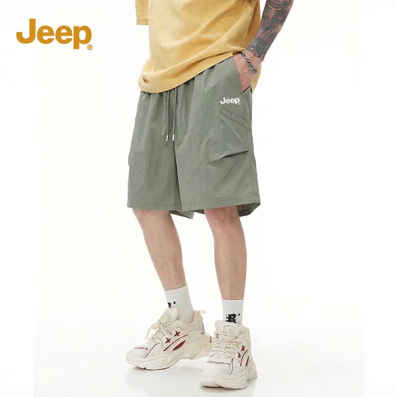 Jeep Men s Lightweight Summer Casual Shorts L