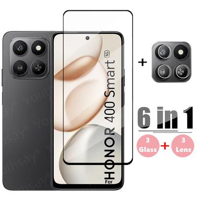 Vollschutzglas für Honor 400 Smart Gehärtetes Glas Honor 400 Smart Displayschutz Schutzfolie für die Telefonlinse Honor 400 Smart