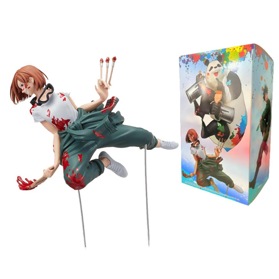 In Stock Sega Graffiti Battle Jujutsu Kaisen Anime Figure Fushiguro Megumi Kugisaki Nobara Pvc Action Figures Model Cool Toys 5