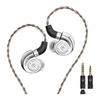 TRN-CONCH Monitor Earphones Canal Type Earphones DLC Diamond Carbon Vibration Membrane 1DD Ear Monitor High Sound Isolation IEM High Resolution