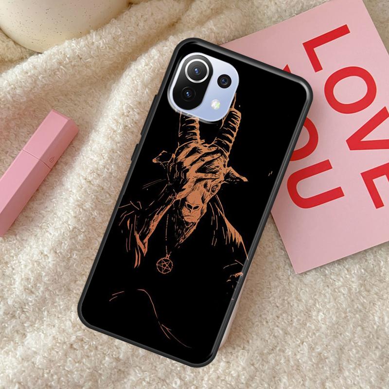 Satanic Scary Skull For POCO F3 F1 M3 M4 X3 Pro GT X4 Pro Phone Case For Xiaomi Mi 11 Lite 12 11T Pro Cover