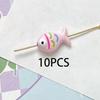 10pcs Handmade Craft Mini Fish Beads Cartoon Jewelry Making Material  Bracelet Making Kit