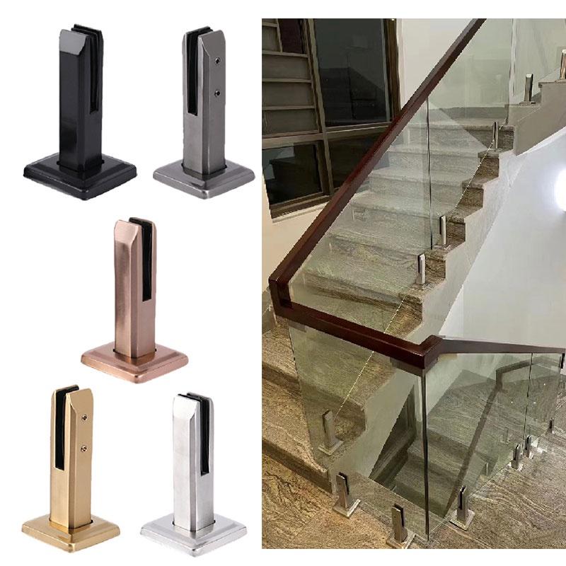 Modern And Minimalist Glass Clamp For Loft And Staircase 304 Stainless Steel