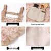 JINGRUIXIANG Princess Kitchen Apron with Hand Wipes