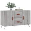 Aparador Sonoma Cinza 100x36x60 cm Aglomerado