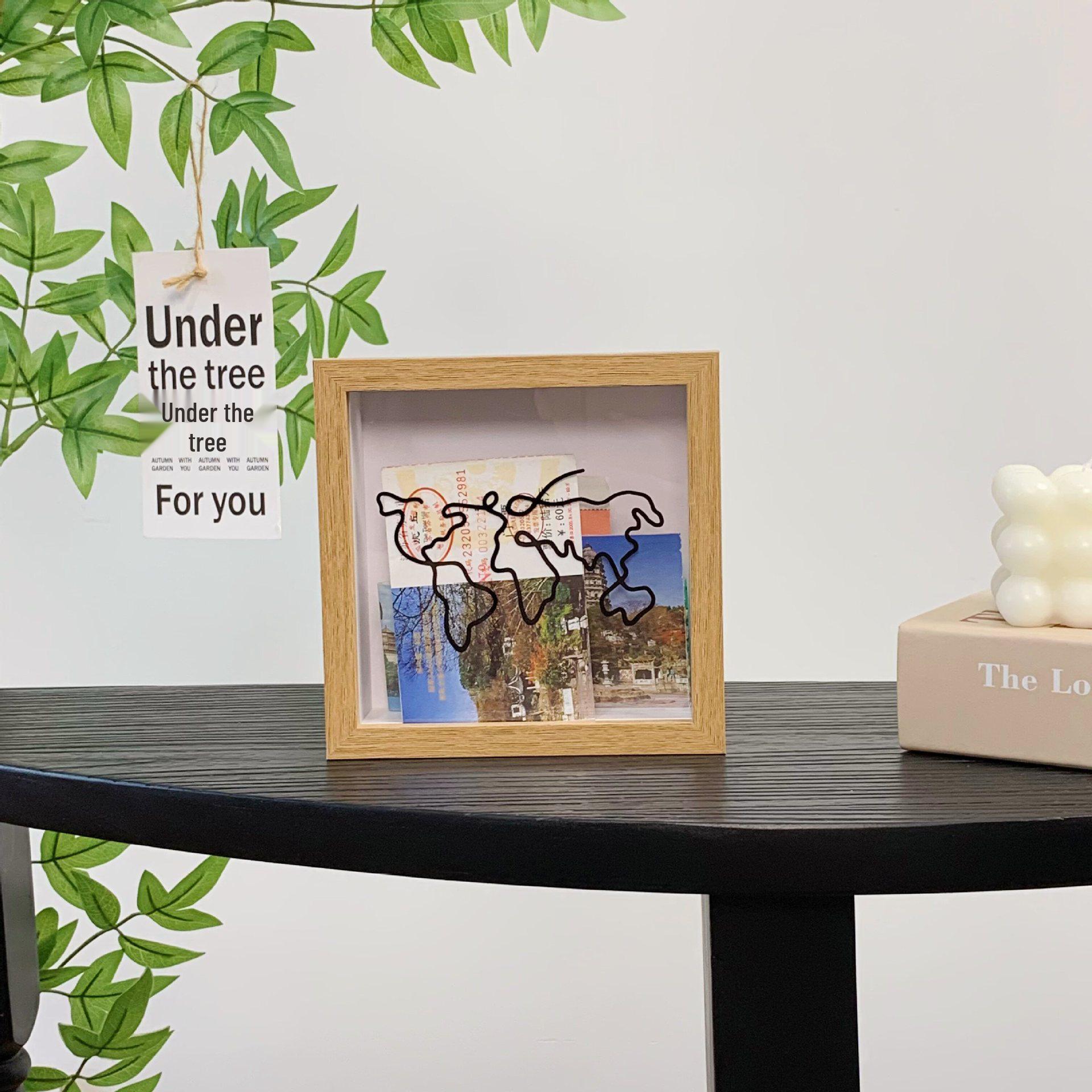 Time Fragments: Ticket Stub & Travel Memory Display Frame