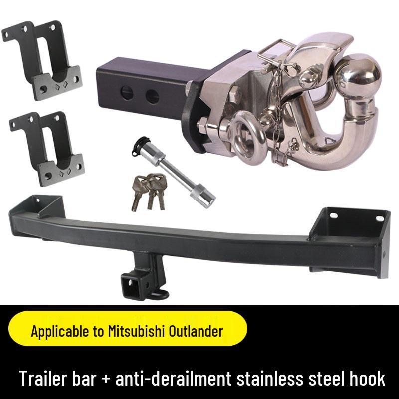 Mitsubishi Outlander Rear Bumper Thickening Trailer Hitch Hook for RV/Yacht Towing