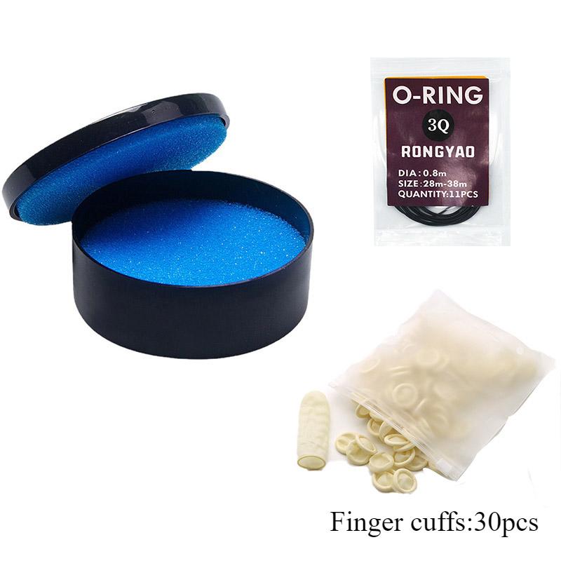 Watch Repair Tools 1box Watch Case Rubber Waterproof O-Ring Oil-resistant Watch Bottom Cover Gasket 0.5/0.6mm O-Ring Seal Gasket
