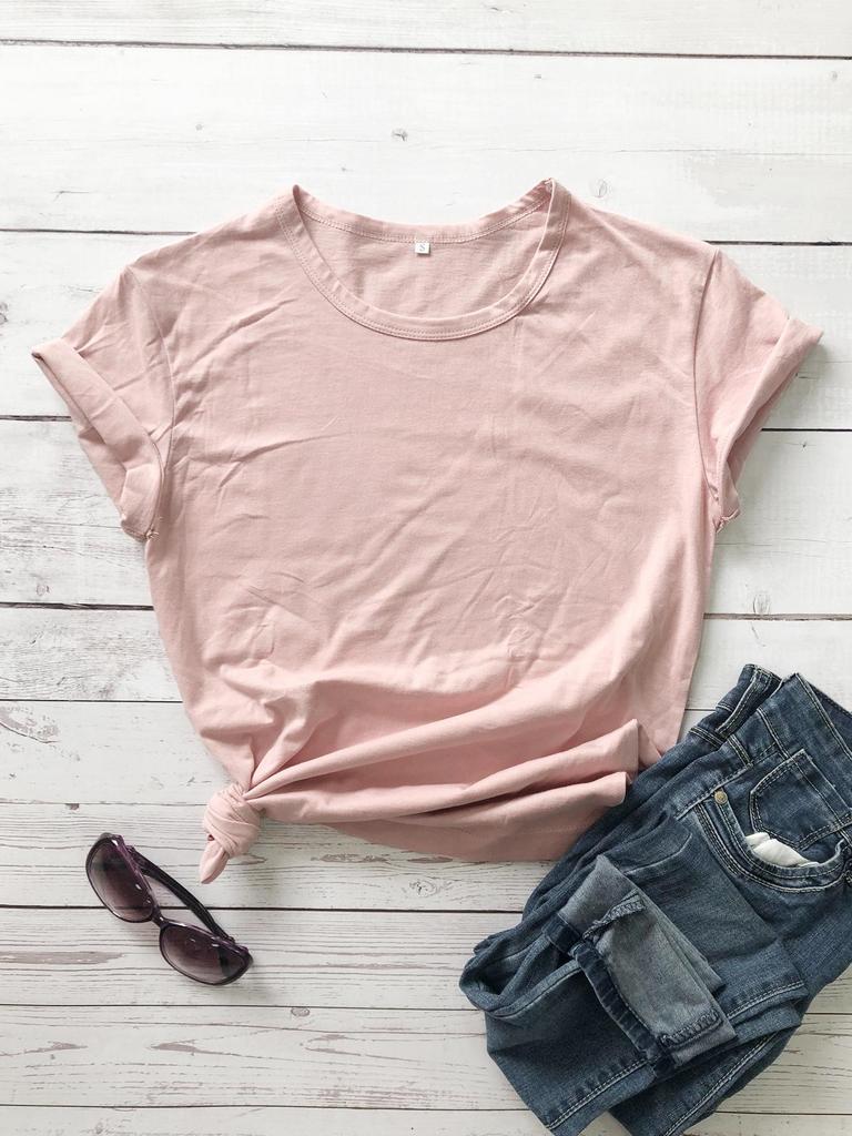 2MAY New Fashion Short-Sleeved Letter Print T-Shirt
