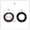 High Pitched Speaker Aluminum Panel Circle 1in 1.25inch Speaker Decorative Circlet Car Modification Amplifiers Accessory