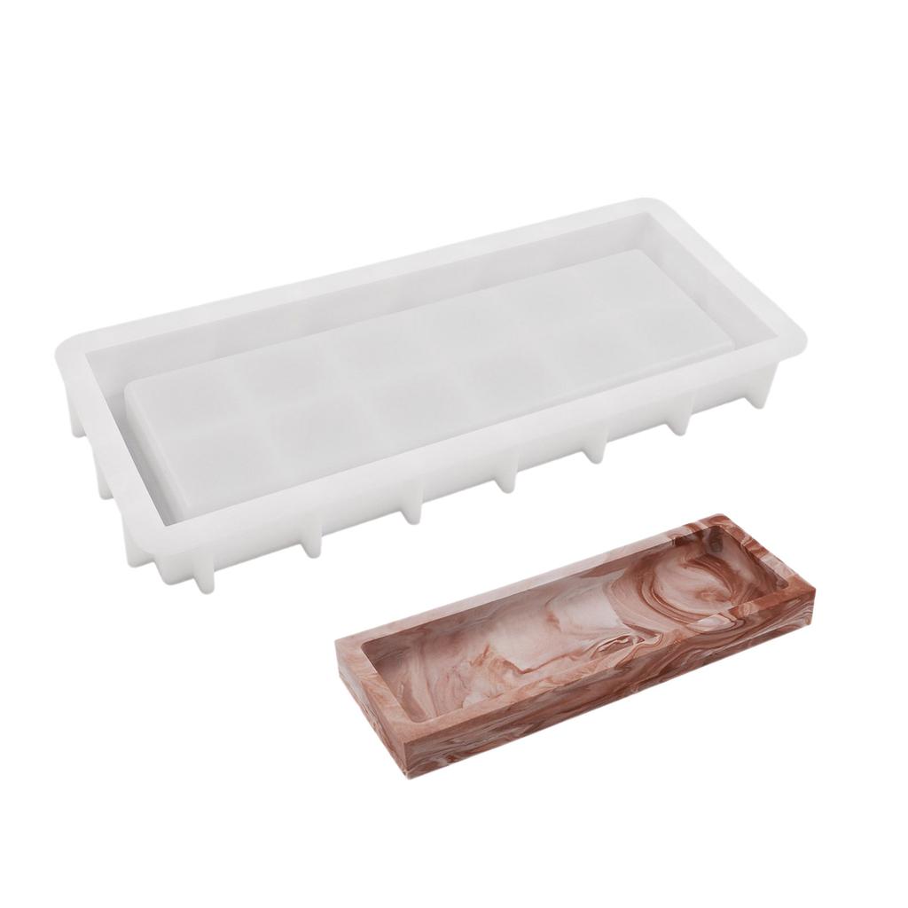 Rectangle Tray Mould DIY Jewelry Holder Tray Silicone Molds Decorative Tray Epoxy Resin Casting Mold Decorative Tray