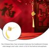 6Pcs Chinese Dragon Hanging Ornament New Year Pendant Traditional Chinese Decor Festive Wall Interior Pendant for Spring