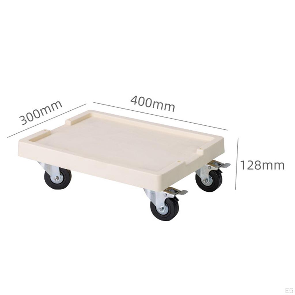 Pallet Cart, Plant Tray, Wheels, Flower Pot Rack On Tray with