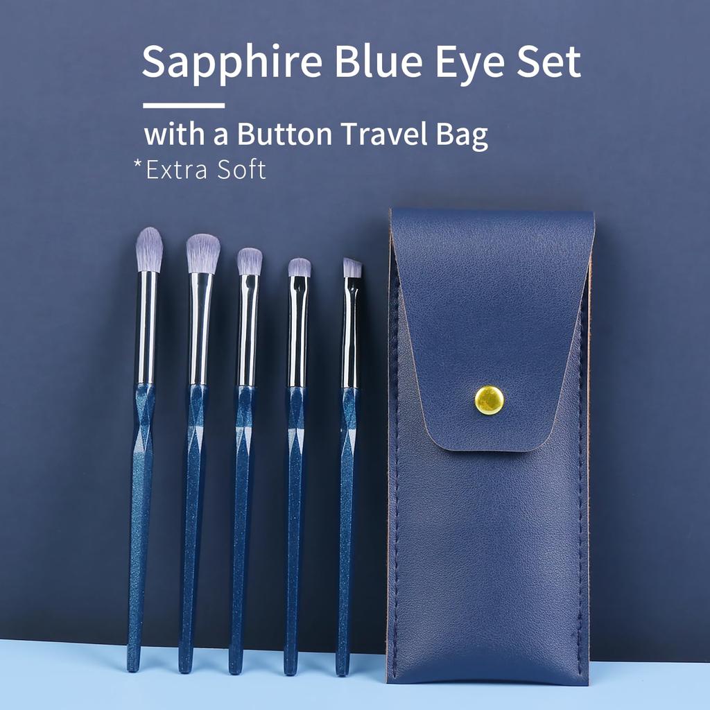 ENZO KEN Sapphire Blue Eyeshadow Brush Diamond Eyeshadow Brush Small Nose Contour Glitter Eyeshadow Eye Eyeshadow Blending Professional Eye Makeup