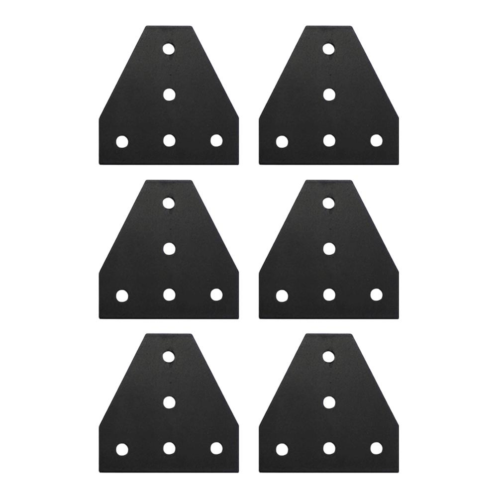 6 Stück Eckwinkel Verbindungsplatten Einfache Installation Für 3D-Drucker CNC-Fräsmaschinen Zubehör