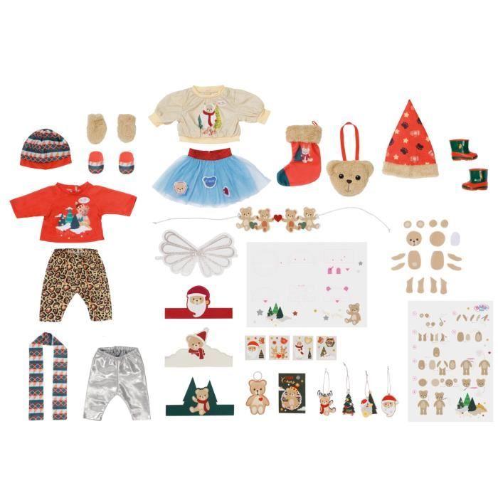 Adventní kalendář - ZAPF CREATION - BABY BORN - 43 cm - Skládací - Vícebarevný