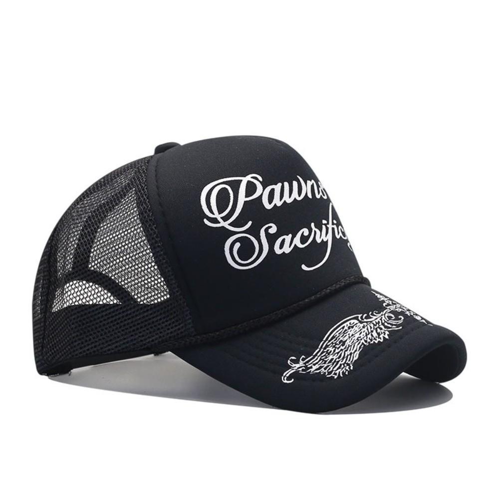 Cotton Baseball Hats Breathable Mesh Dad Hat Trendy Sunscreen Hats  for Men Women