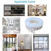 1/5Meter Silicone Seal Strip, Door Strip Bottom for Doors Silicone Sealing Sticker Adhesive for Doors and Windows Gaps of Anti-Collision Silicone