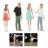 1:64 Scale Figures Miniature People Model for Layout Home Bonsai Building Accessory Decor,