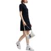 FILA Basic Simple Casual Polo Collar Short Sleeve Dress Women Dresses Legendary-Blue F11W341308F-NV
