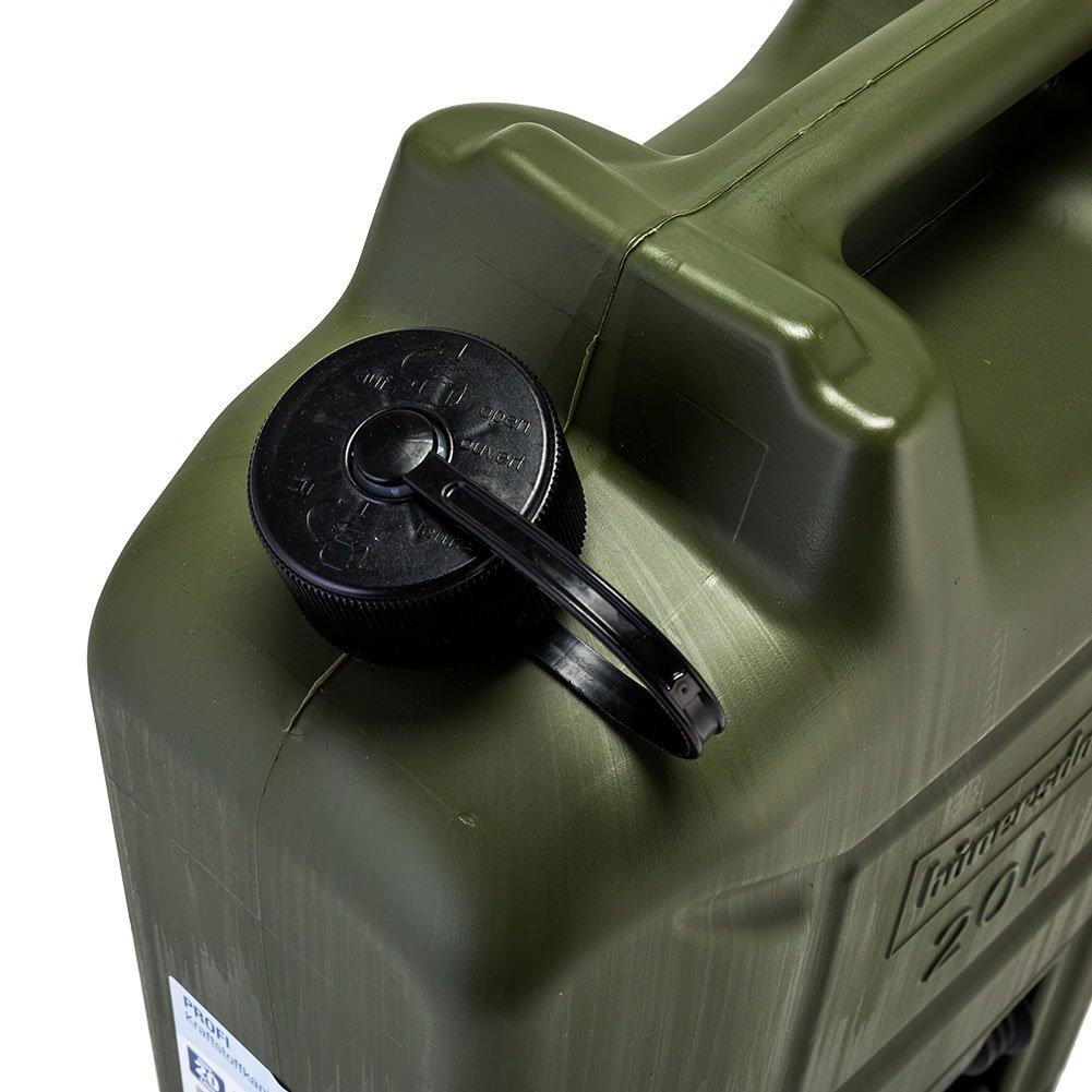 Hunersdorff palivová nádrž Polytank PALIVOVÁ NÁDOBKA PRO 20L Nádrž na vodu 802000 Olivová PALIVOVÁ NÁDOBKA PRO Kanystr kerosinová nádrž Venkovní kempování [Hunersdorff] [Položka]