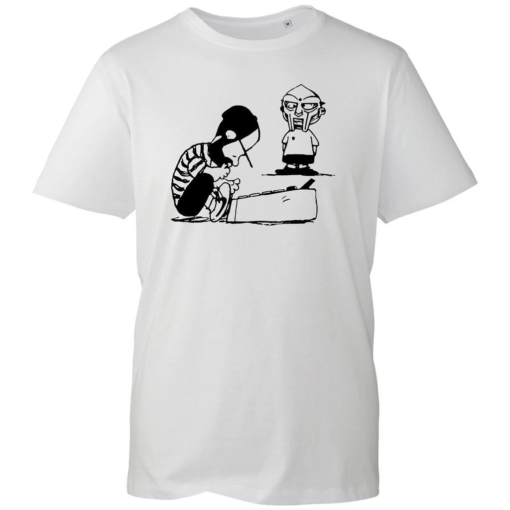 Doom Cute Artwork T-Shirt 90s Underground Hip Hop All Caps Real Rap Graphic Gift