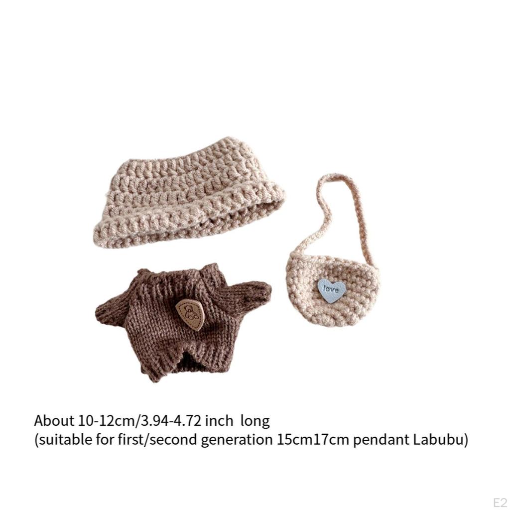 15cm Large Plush Doll Clothes, Cute, Stuffed Animal Fashionable Accessories,