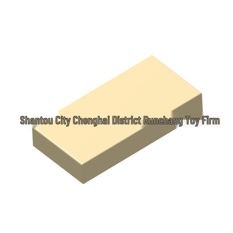 

Cross-Border 1x2 Flat Plate Building Block Parts - Compatible with 3069 50 g (approx. 185 pieces) жёлтый/абрикосовый