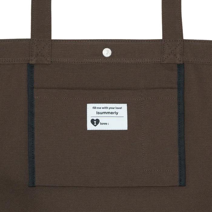 Heart Logo Bag Big Ver. - Brown
