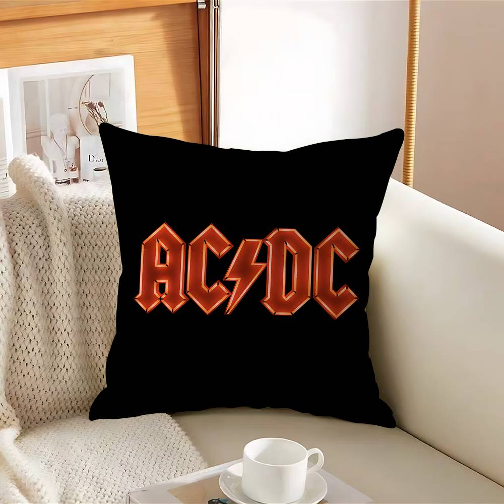 Rock Singer A-AC D-DC Band 45*45cm Cushion Cover Pillow Cover Decor Pillowcase Home Pillowcase For Couch Pillow