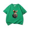 Kids Cotton T Shirt Tiny Pocket Chihuahua Puppy Dog Print Crew Neck Short Sleeve Tee Casual Boys Girls Summer Tops