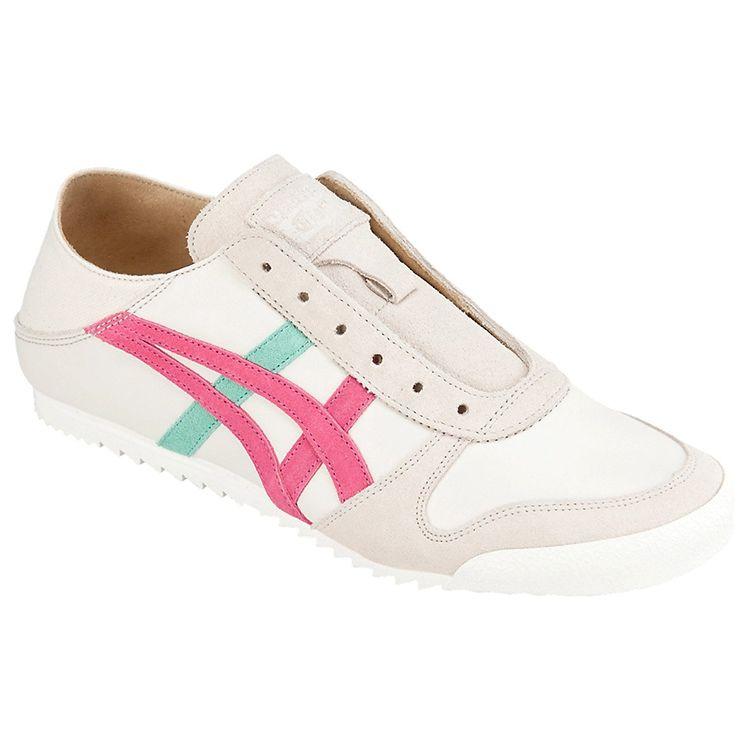 Onitsuka Tiger Women's Hiina Slip‑on White Grey Pink 1182A052-200