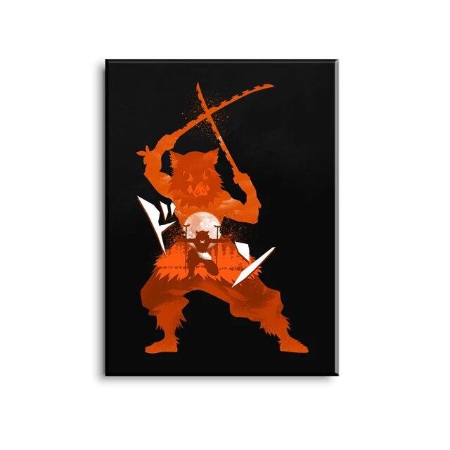 

Плакат «Убийца демонов», персонаж мультфильма, настенная живопись на холсте и принт, современная гостиная, украшение для детской комнаты, Paintin 21cm×30cm NoFrame