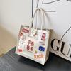 Trendy Small Square Canvas Bag For Women Featuring Unique Street Style And High Durability