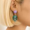 Young Monstera Leaves Earrings