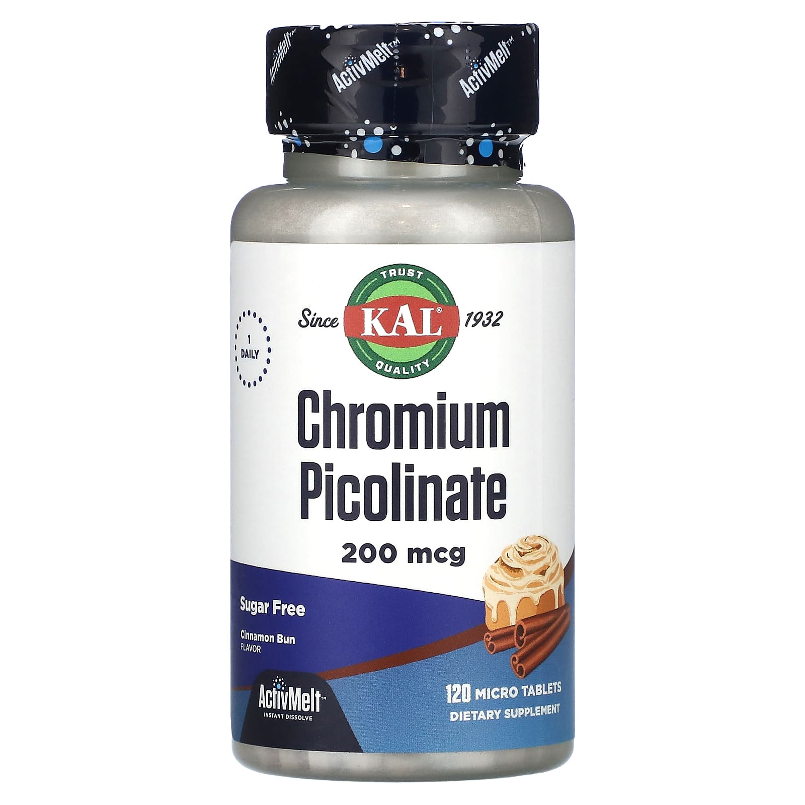 

Chromium Picolinate Active Melt, Gingerbread Flavor, 120 Micro Tablets