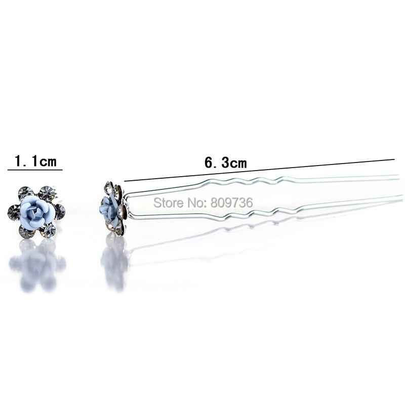 20 Pcs Headwear Hairpins Floral Ornament Accessories Gift