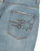NICEGHOSTCLUB Side Check Panel Bootscut Jeans_Blue(Ng2Efud115A)