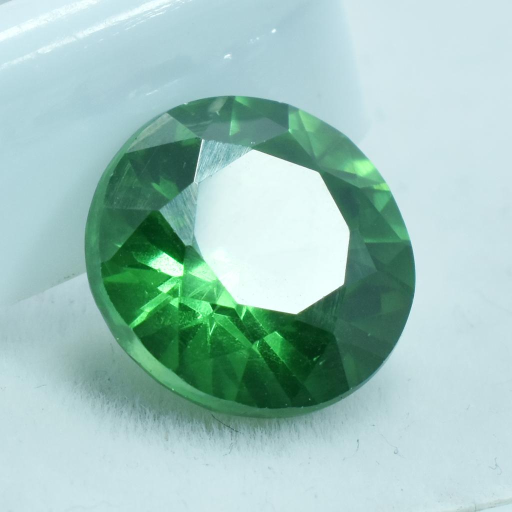 Green Garnet 9.30 Ct Natural Round Cut Loose Gemstone