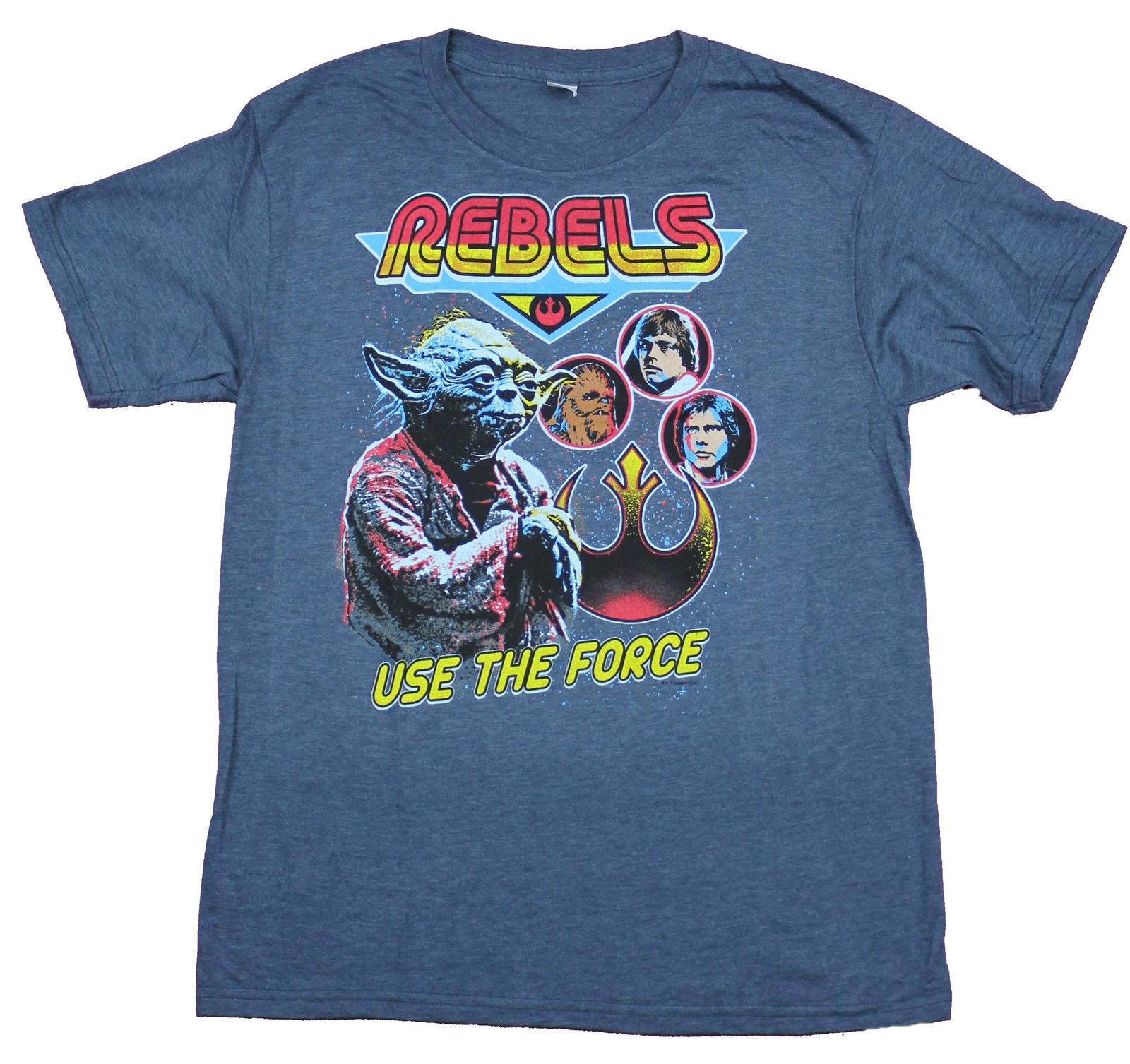 Star Wars Mens T-Shirt - Rebels Stylized Use The Force XXXXL