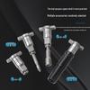 Dual-Purpose Electric Wrench and Drill Adapter - Multi-Function Square Shaft with T-Axis Accessories