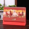 2026 Chinese Style Year of the Horse Red Desk Calendar – Creative Cut-out Design