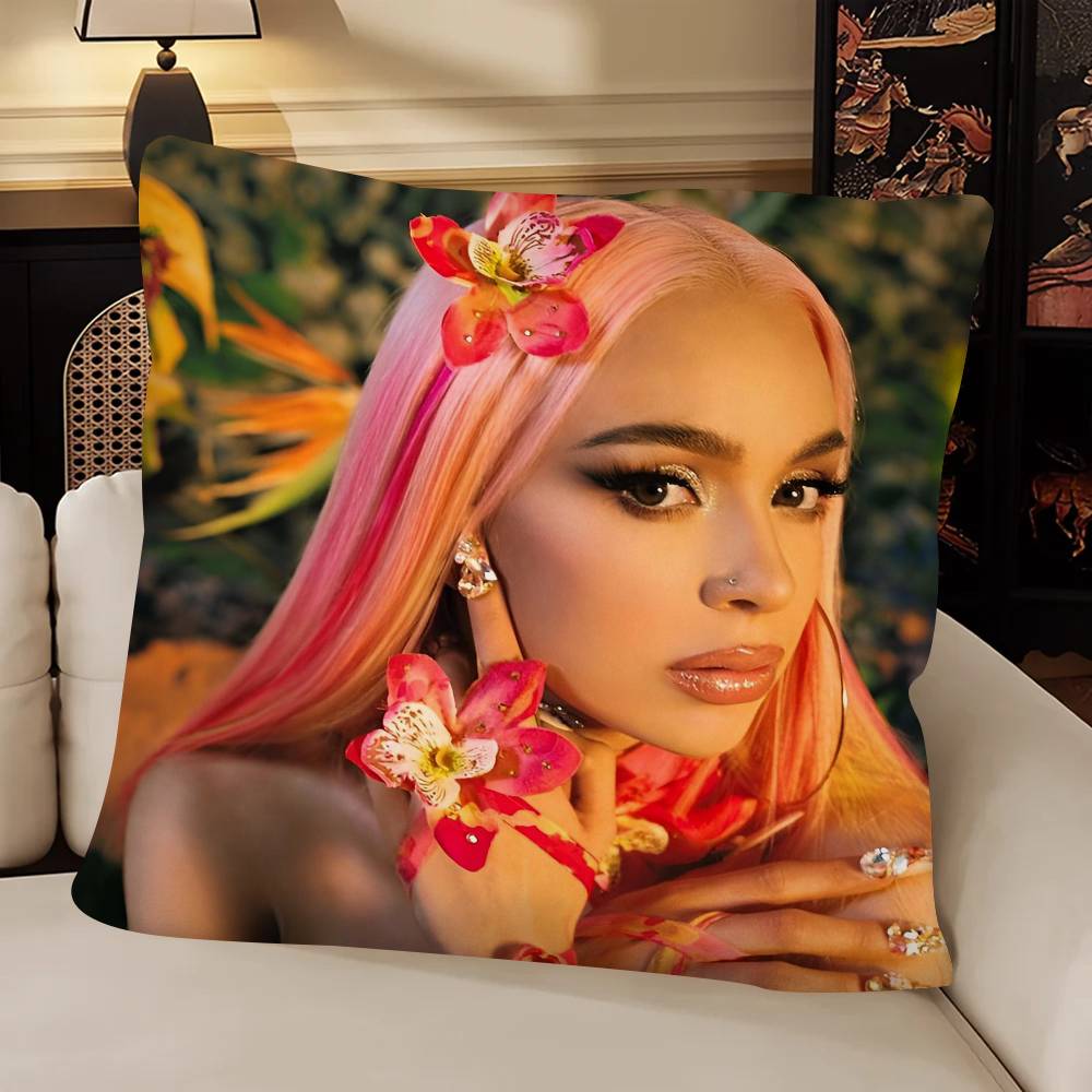 Singer BBad GGyal Pillow Case Fashion Square Pillowcase Bedroom Sofa Room Ins Decoration Leisure