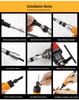 Electric Woodworking Carving Chisel Set with Grinder Attachments