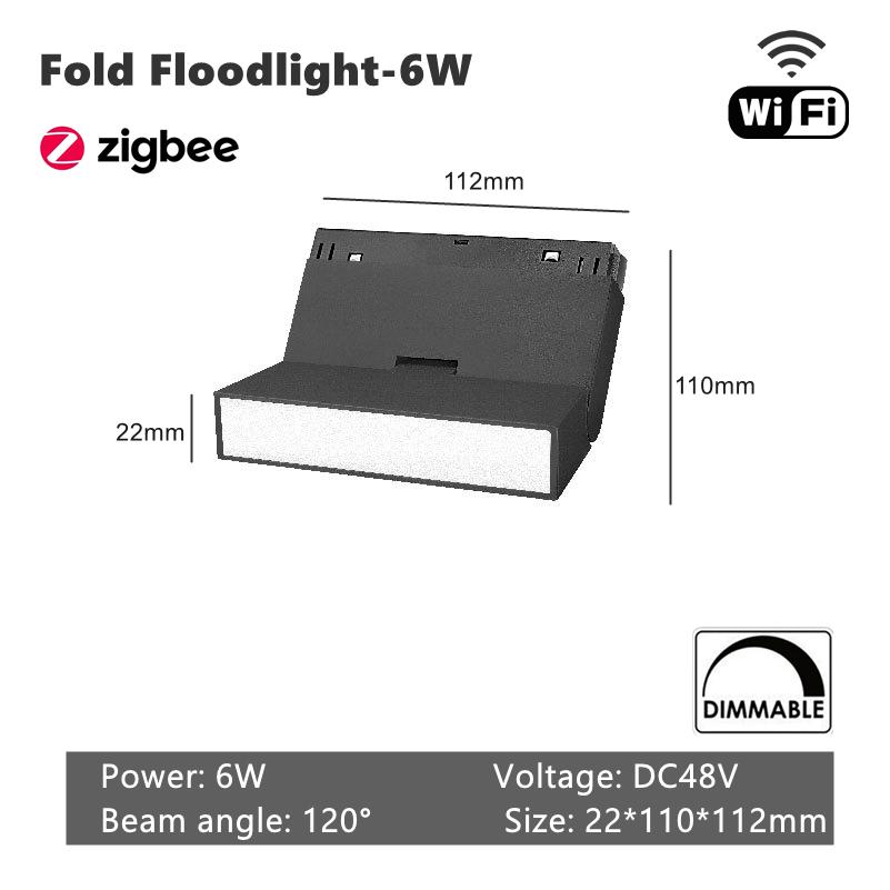 Zigbee Smart WiFi Magnetic Track Lights LED DC48V Dimmable Spotlight Tuya App Alexa Google Assistant Voice Control Rail Lamp