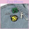 Cartone Animato Creativo Personalizzato Gioco Periferica Distintivo Metallico Il Mio Mondo Creeper Stile Pixel Ape Spada Accessori
