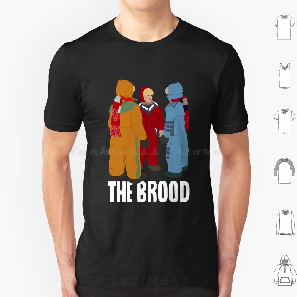 The Brood Title T Shirt Big Size 100 Cotton The Brood David Cronenburg Cult Movie Film Horror Eighties Videodrome Crash 80